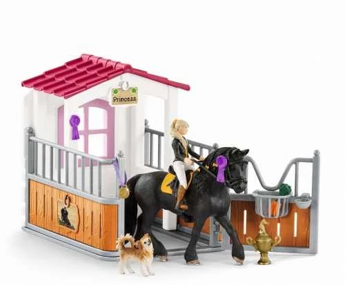SCHLEICH HORSE CLUB Žirgų boksas su Tori ir princese iš „Žirgų klubo“