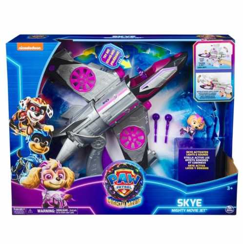 Spin Master PAW Patrol The Mighty Movie - Lėktuvas "Skyes" su garso ir šviesų efektais