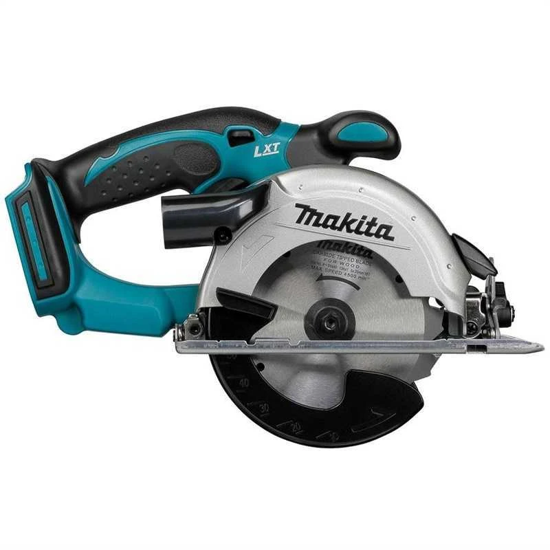 Makita DSS501Z akumuliatorinis pjūklas, vaizdas iš šono
