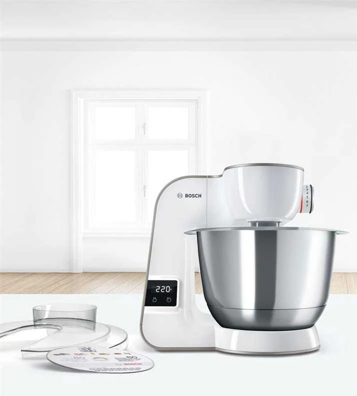 MUM5 MUM5XW20 Virtuvinis kombainas Bosch, Baltas, šampaninis