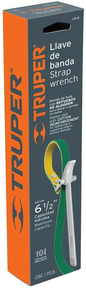 Truper Alyvos filtro raktas su gumine juostele, 35-165mm 15818
