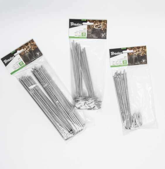 Metalinė vinis geotekstilei U formos (3 cm pločio)