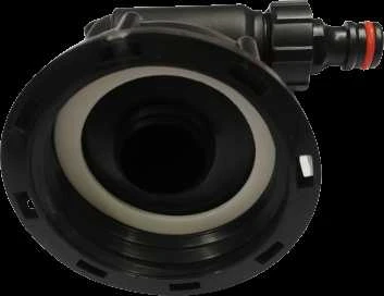 Pajungimas prie IBC konteinerio 60mm su kraneliu