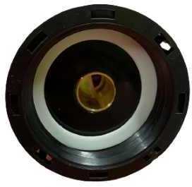 Pajungimas prie IBC konteinerio 60mm su žalvariniu kraneliu