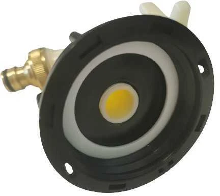 Plastikinis pajungimas prie IBC konteinerio 60mm su kraneliu
