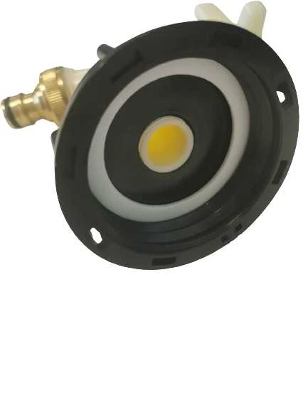 Plastikinis pajungimas prie IBC konteinerio 60mm su kraneliu