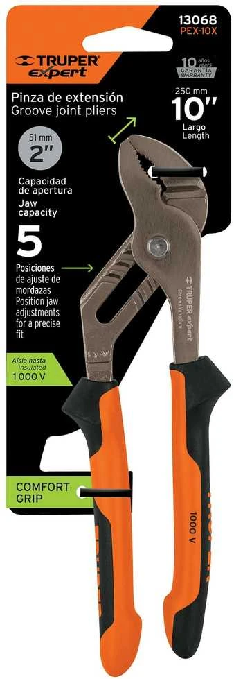Santechniko reguliuojamos replės 250mm, max. plotis 50mm Truper®