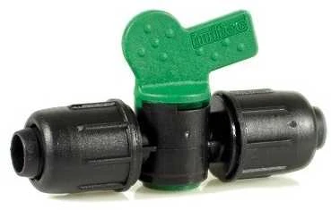 Ventiliukas su užveržimu 16 x 16 mm, žalia r.