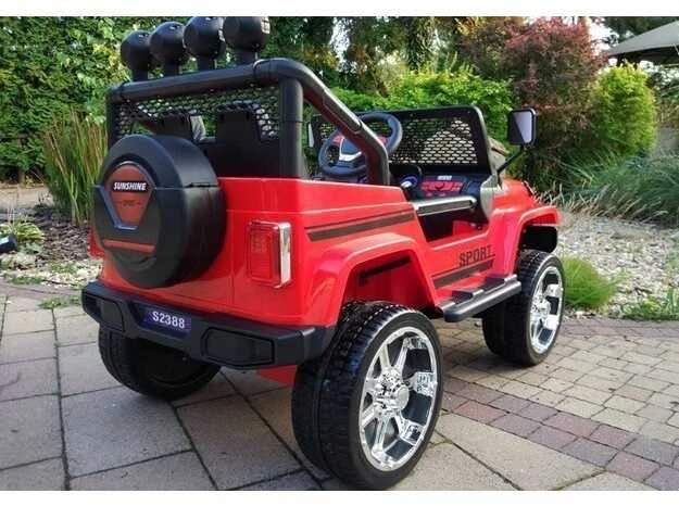 Ramiz Elektromobilis vaikams RAPTOR DRIFTER 4X4 S2388 RAUDONAS