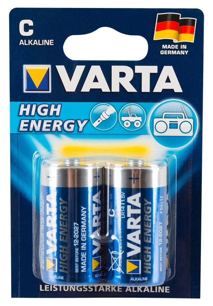 Varta Longlife Power C LR14 Alkaline Elementai 2 Vnt.
