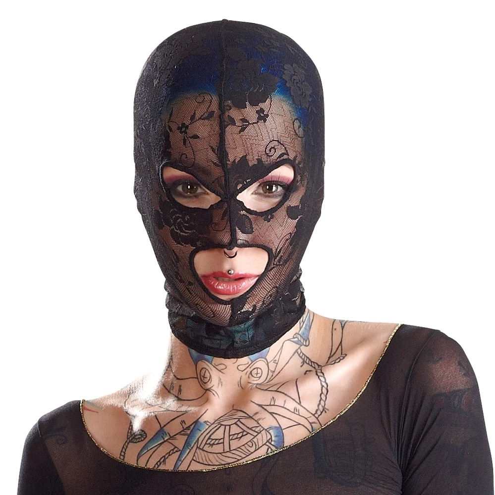 Bad Kitty nėriniuota kaukė