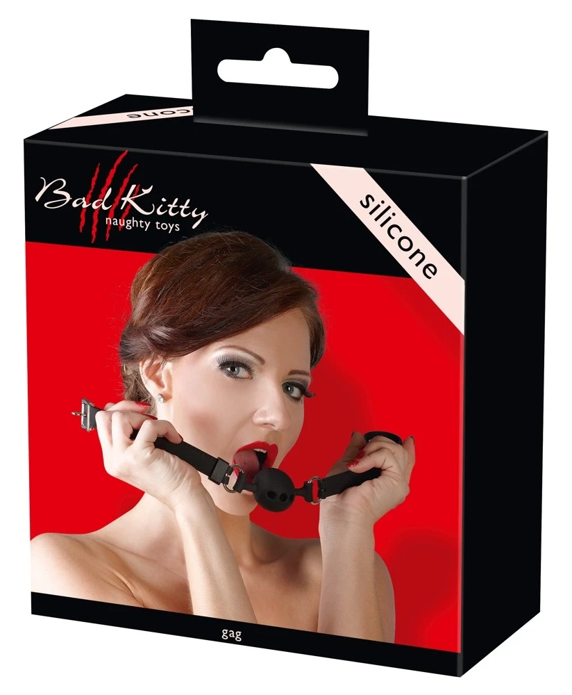 Bad Kitty silikoninis burnos tramdomasis įtaisas