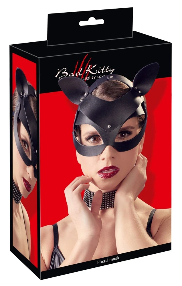 Bad Kitty katės kaukė pakuotėje