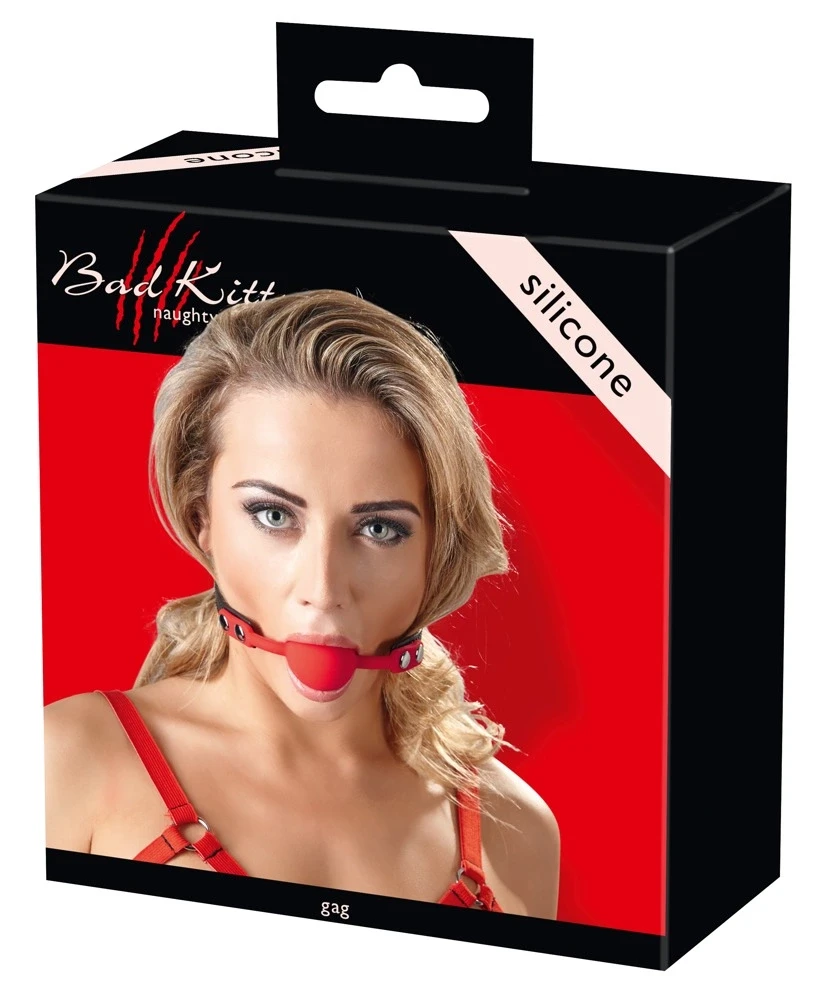 Bad Kitty Raudona Gag silicone