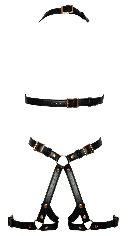 Bad Kitty Harness L/XL rožė