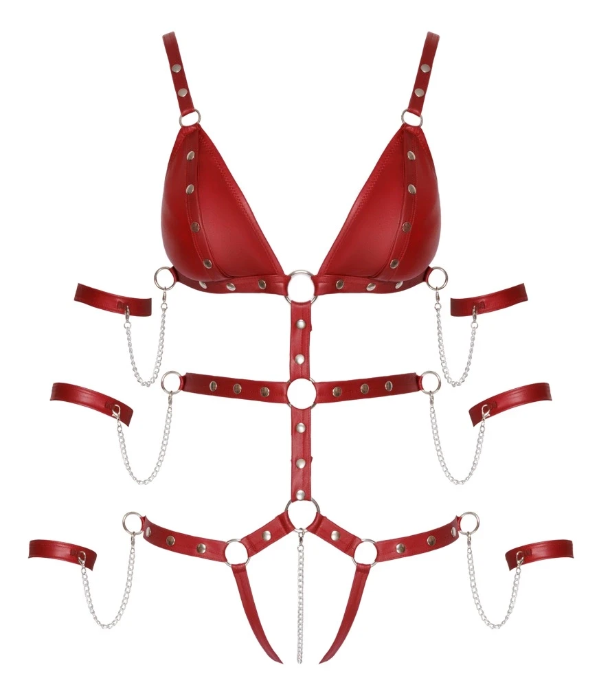 Bad Kitty Strap Body raudona L