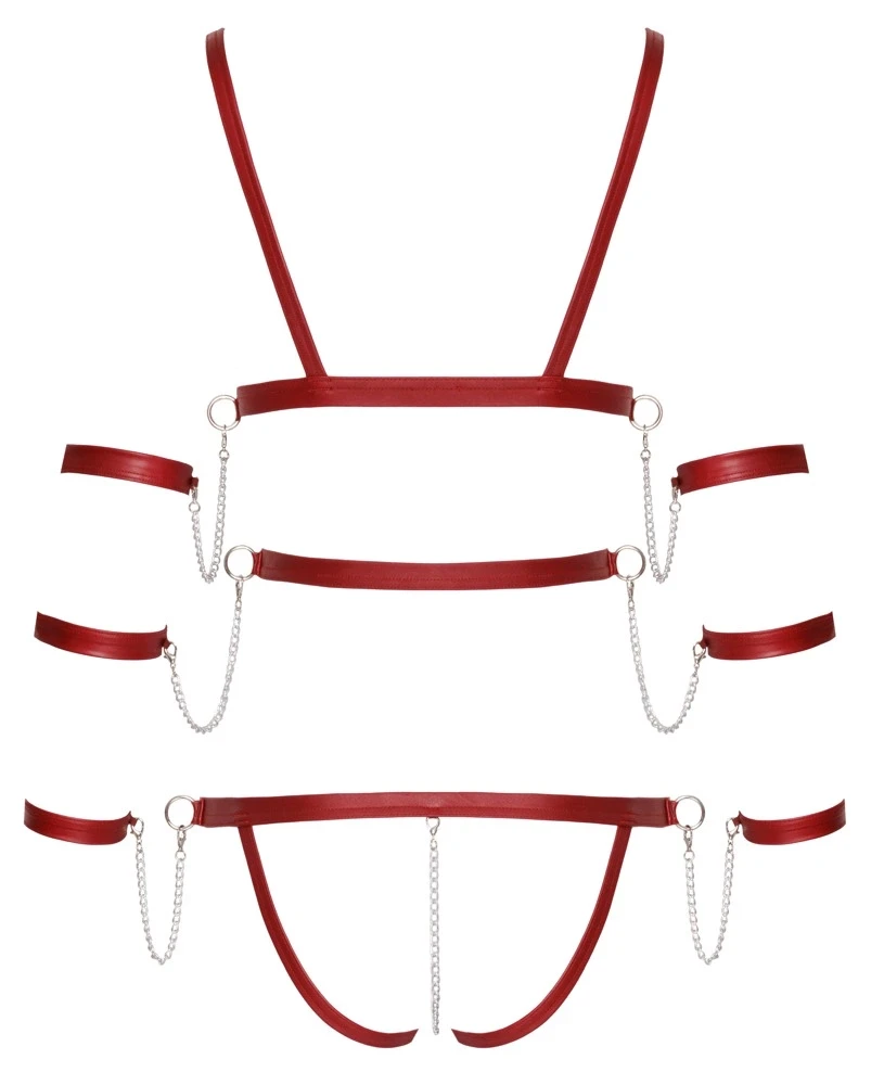 Bad Kitty Strap Body raudona L