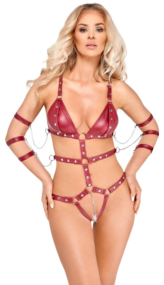 Bad Kitty Strap Body raudona L