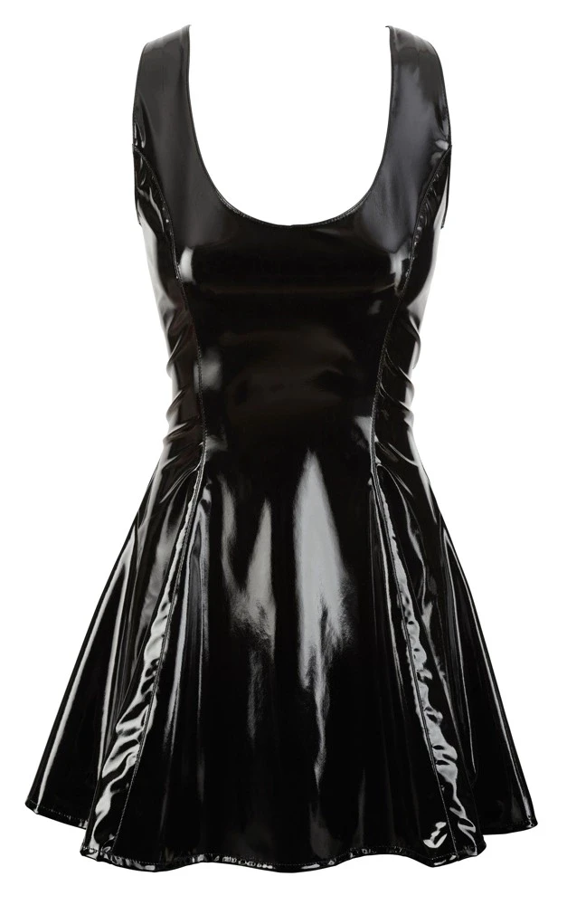 Black Level Vinyl Dress juodas XL