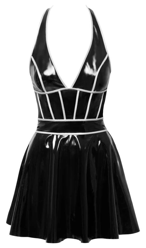 Black Level Vinyl dress w. sidabrinis S