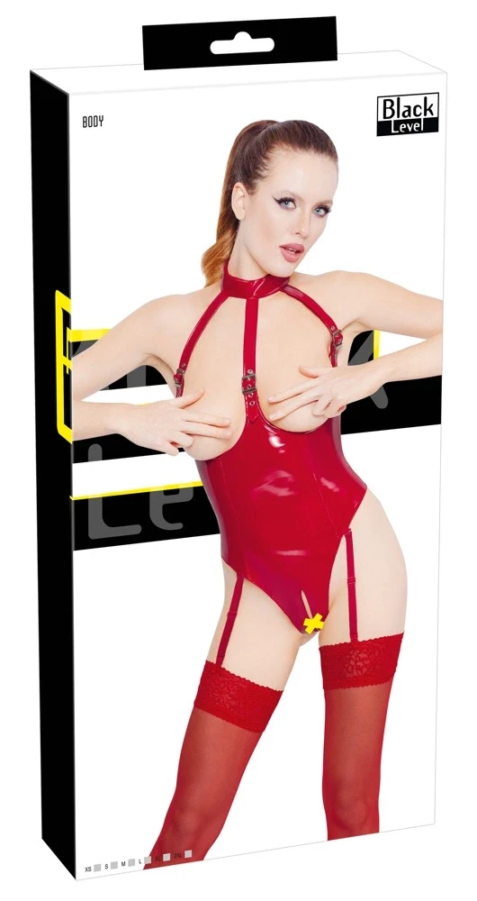 Black Level Body Vinilinis korpusas raudonas XS