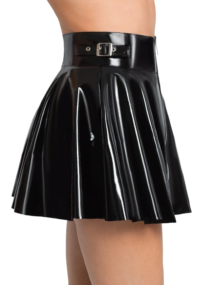 Black Level Vinilinis mini sijonas S