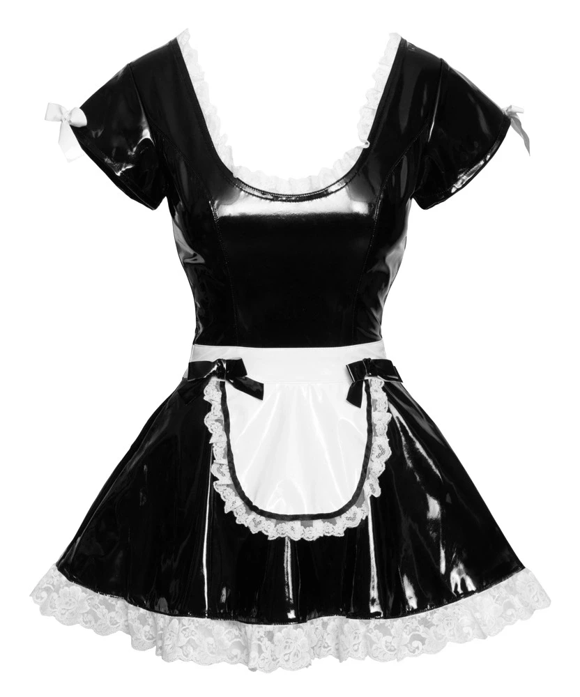 Black Level Vinilinė tarnaitės suknelė 2XL