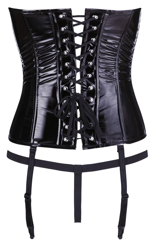 Black Level Vinyl Corsage juodas S