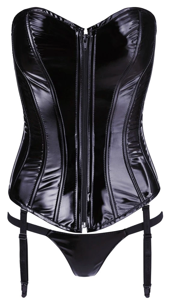 Black Level Vinyl Corsage juodas S
