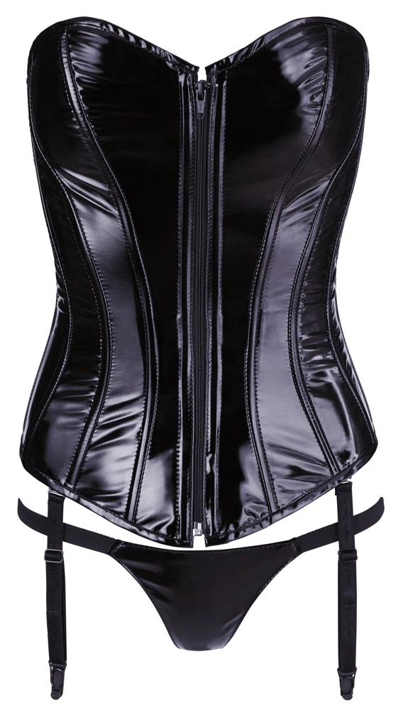 Black Level Vinyl Corsage juodas M