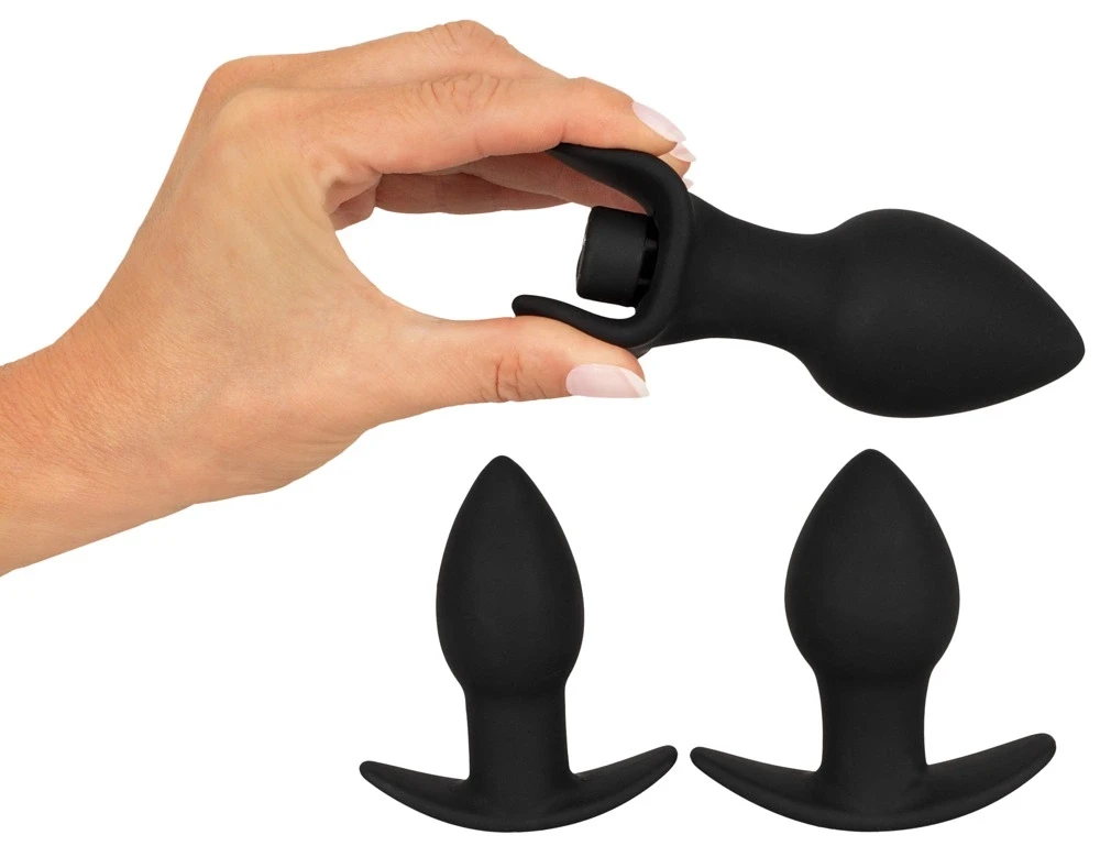 Black Velvets BV Vibrating Butt kištukai per 3 s
