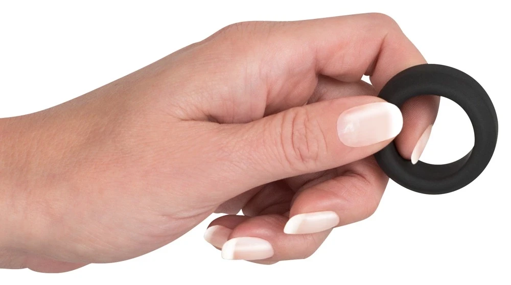 Black Velvets Juodas Velvets Cock Ring 2.6 cm
