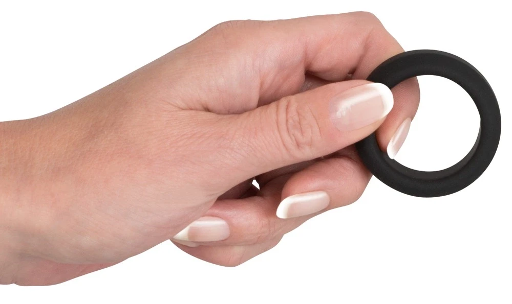 Black Velvets Juodas Velvets Cock Ring 3.2 cm