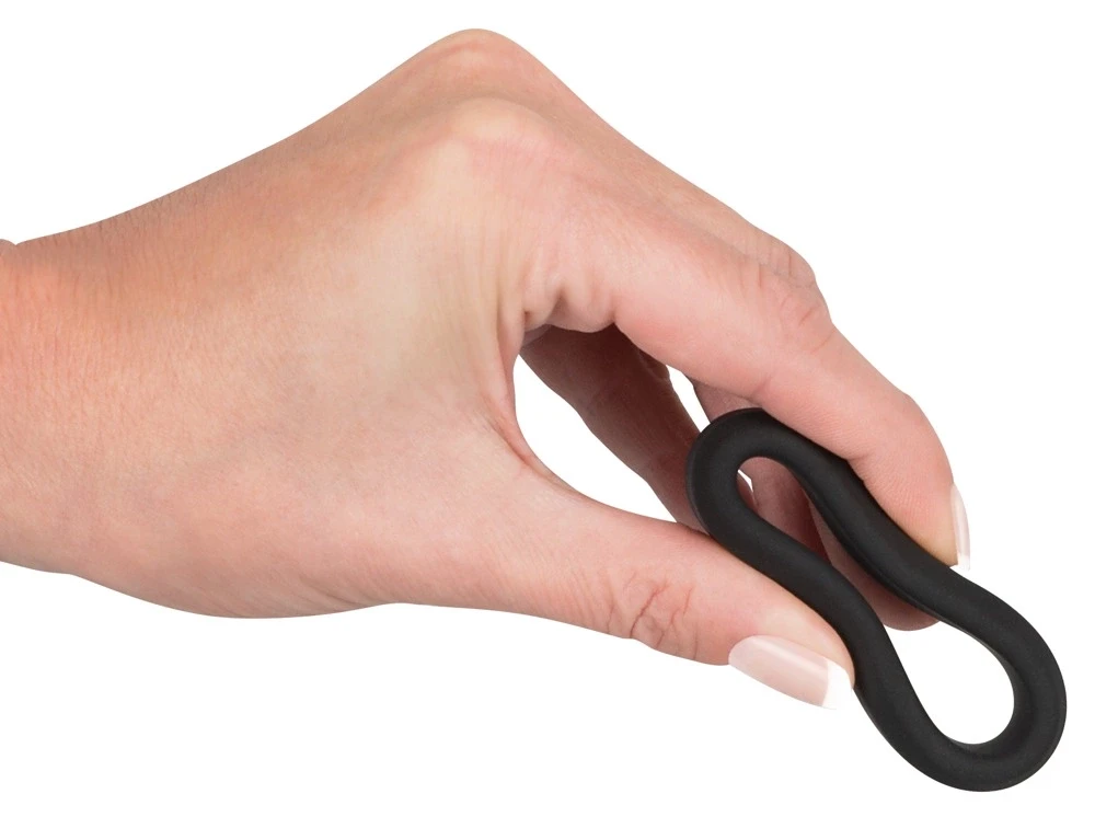 Black Velvets Juodas Velvets Cock Ring 3.8 cm