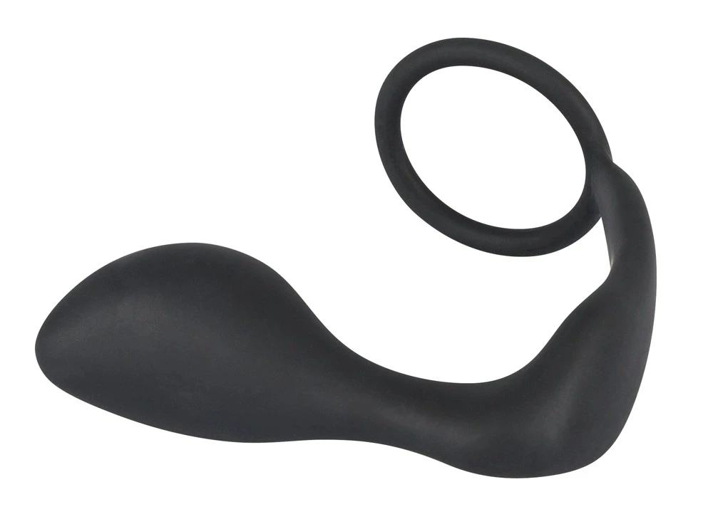 Black Velvets Juodas Velvets Ring & Plug