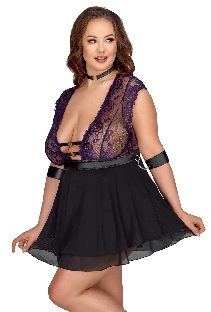 Cottelli Bondage Babydoll Bond. 2XL