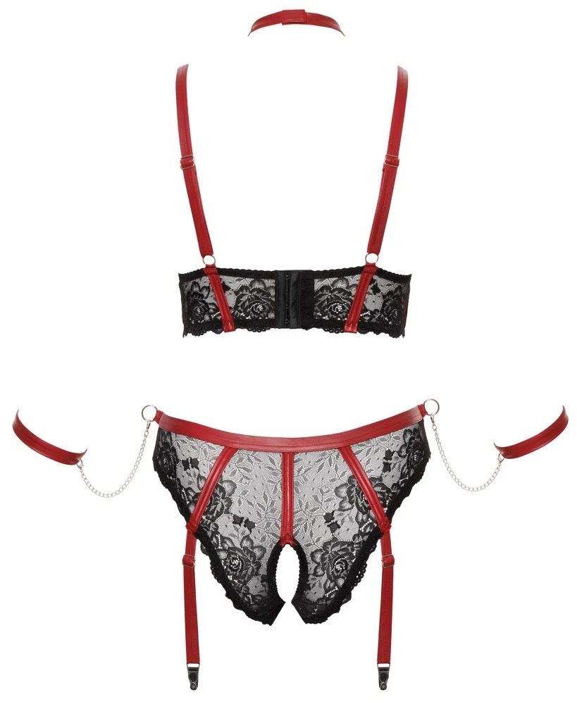 Cottelli Bondage Liemenėlės rinkinys Bondage 3XL