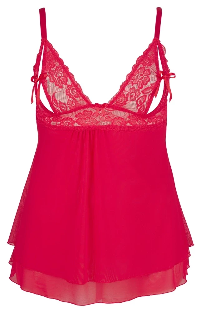 Cottelli Curves Babydoll raudona 2XL