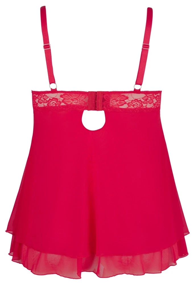 Cottelli Curves Babydoll raudona 2XL