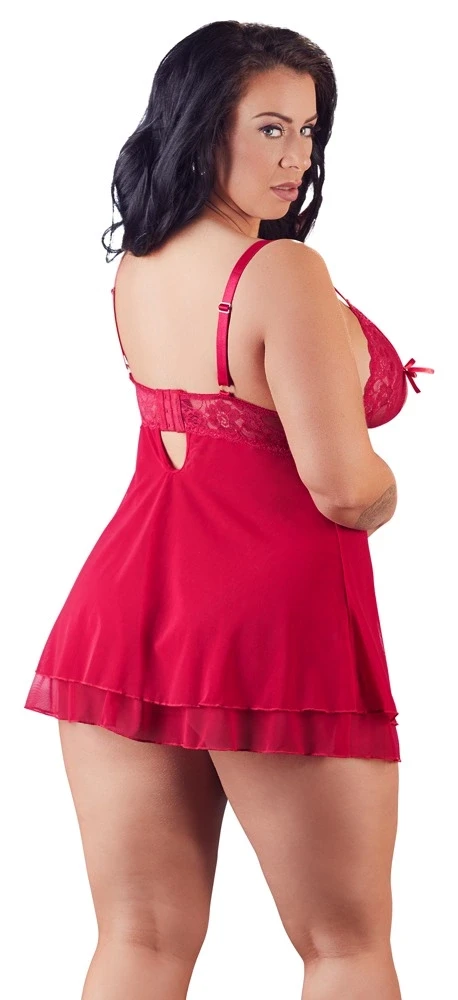 Cottelli Curves Babydoll raudona L