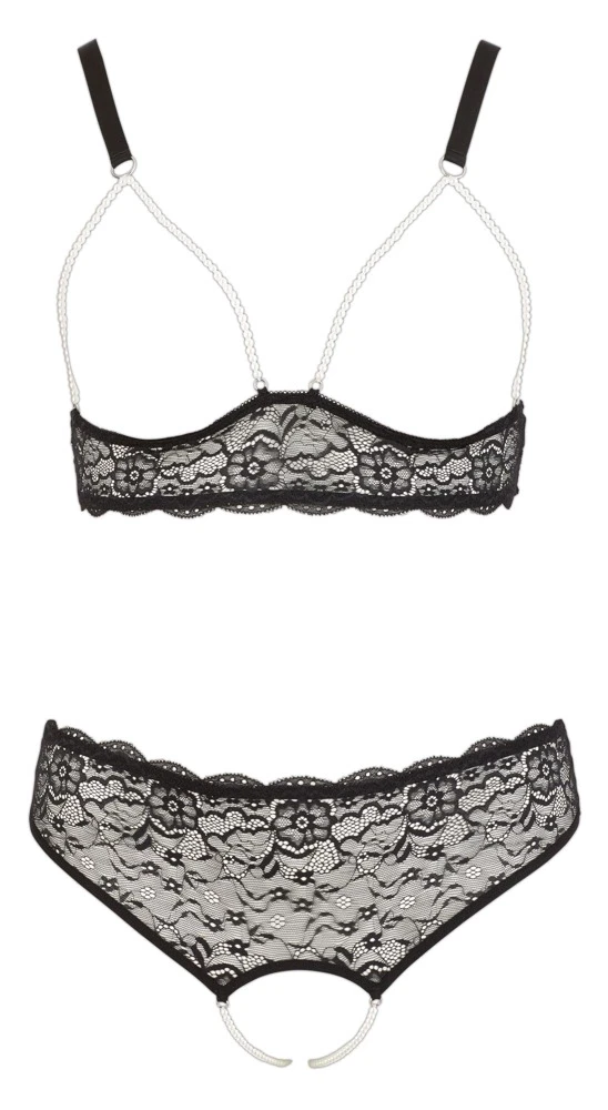 Cottelli Curves Pearl Set Juodas 2XL