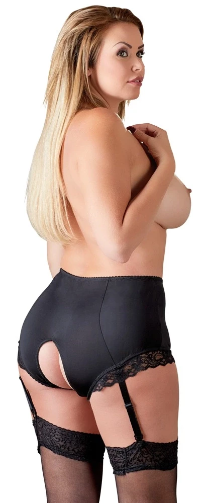 Cottelli Curves Open Suspender Briefs 3XL