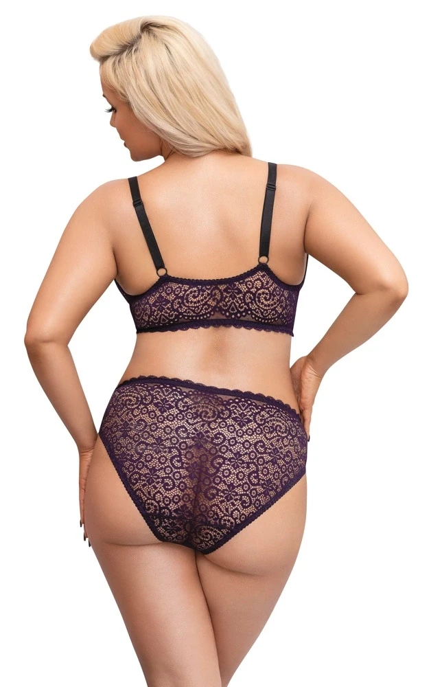 Cottelli Curves Bra Set violetinė XL