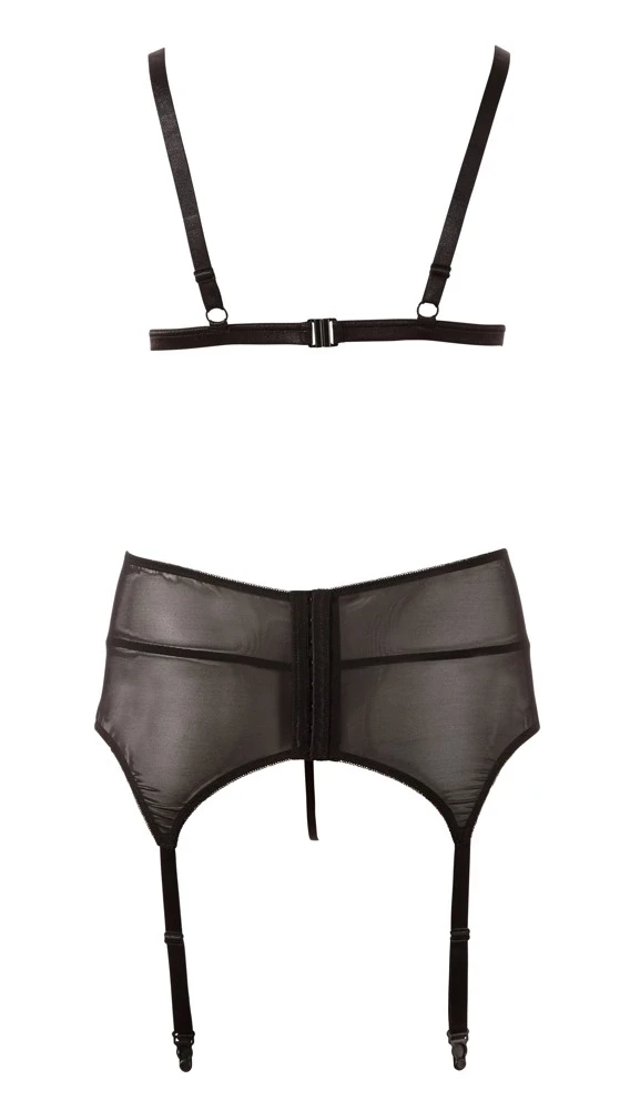 Cottelli Curves Bra Suspender Set 3XL