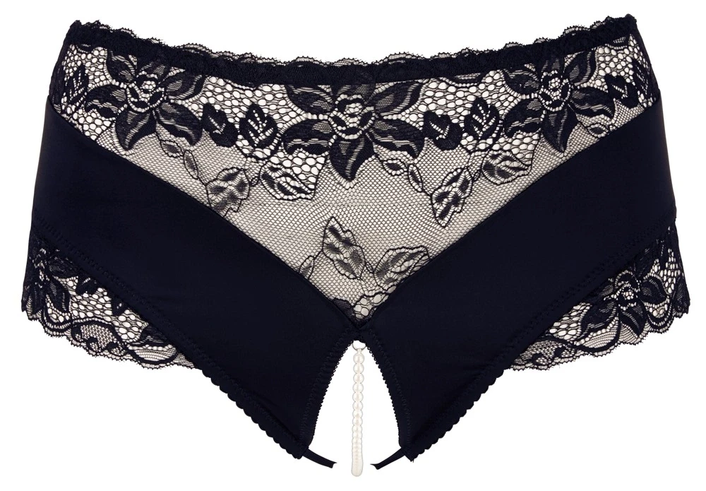 Cottelli Curves Pearl Briefs juodas 4XL