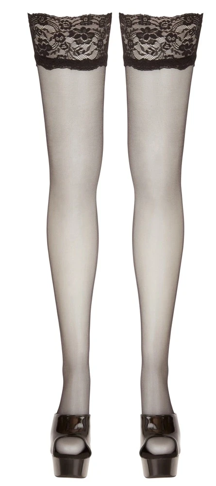 Cottelli Legwear Hold-up Stockings juodas 6