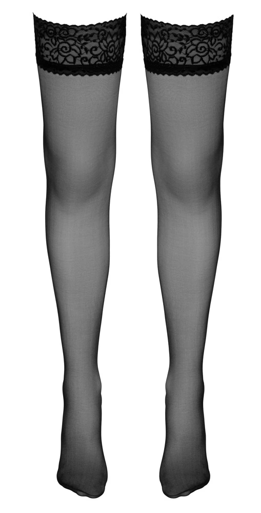 Cottelli Legwear Hold-up Stockings juodas 3