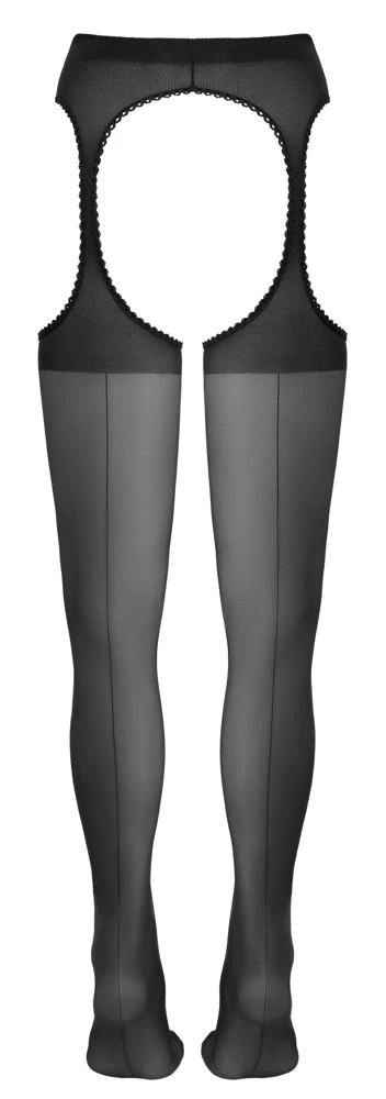 Cottelli Legwear Suspender Stockings juodas 2