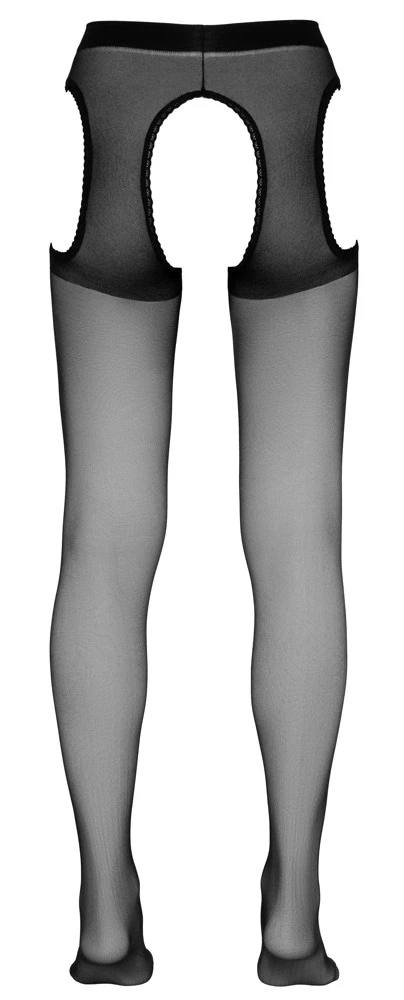 Cottelli Legwear Sex Tights juodas S/M