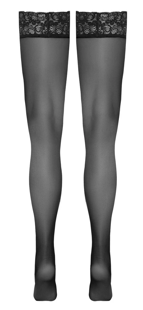 Cottelli Legwear Hold-up Stock juodas 5